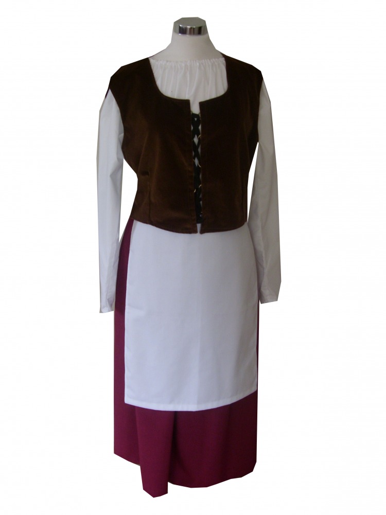 Ladies Medieval Tudor Costume Size 16 - 18 Image